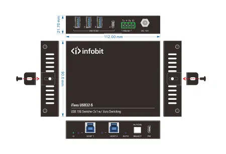 Купить Infobit iTrans USB32-S по выгодной цене в Новосибирске
