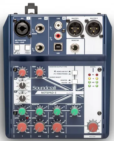 Купить Soundcraft Notepad-5 по выгодной цене в Новосибирске