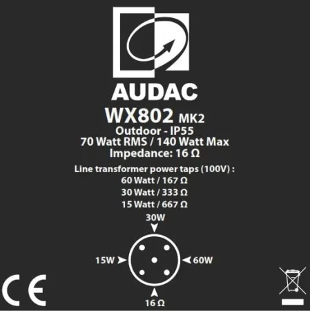 Купить AUDAC WX802MK2/OB по выгодной цене в Новосибирске