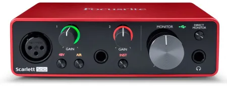 Купить FOCUSRITE Scarlett Solo 3rd gen по выгодной цене в Новосибирске