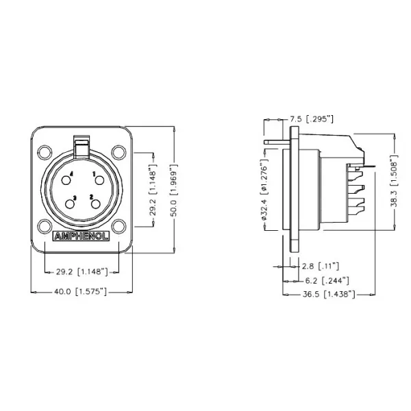 AMPHENOL AP-6-21 AMPHENOL AP-6-21