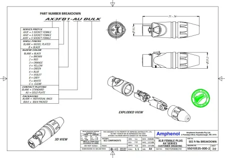 Купить AMPHENOL AX5F по выгодной цене в Новосибирске