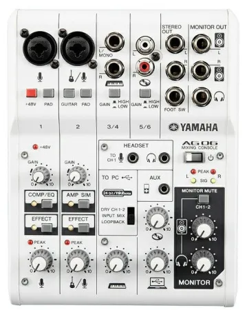 Купить YAMAHA AG06 по выгодной цене в Новосибирске
