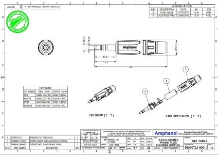 Купить AMPHENOL KS3P по выгодной цене в Новосибирске