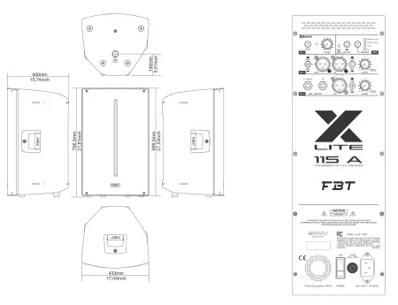Купить FBT X-LITE 115A по выгодной цене в Новосибирске