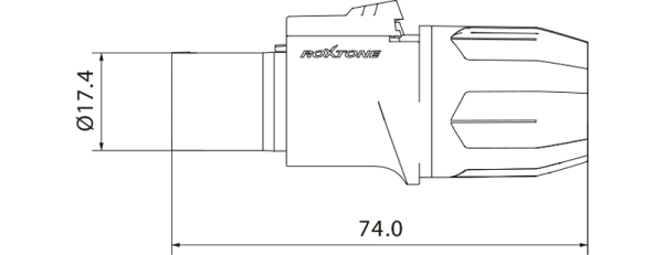 ROXTONE RAC3FCI Blue/black ring