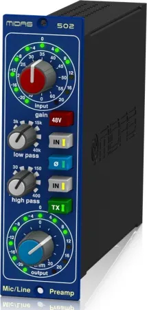 Купить MIDAS MICROPHONE PREAMPLIFIER 502 V2 по выгодной цене в Новосибирске