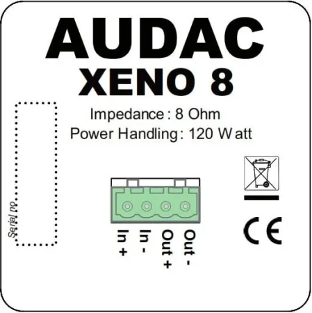 Купить AUDAC XENO8/W по выгодной цене в Новосибирске