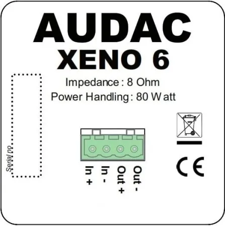 Купить AUDAC XENO6/W по выгодной цене в Новосибирске