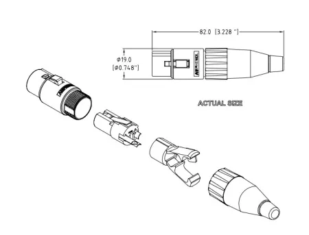 Купить AMPHENOL AC3F по выгодной цене в Новосибирске