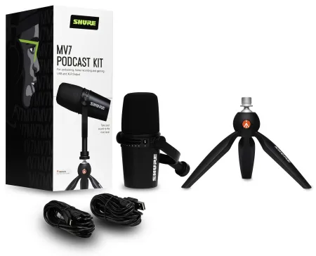 Купить Shure MV7-K-BNDL по выгодной цене в Новосибирске