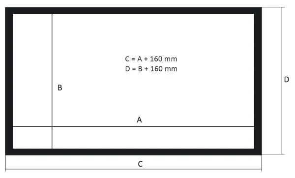 Kauber Frame Velvet Cinema, 136” 16:9 WOVEN