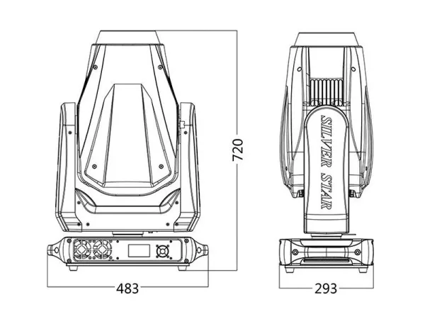 SILVER STAR SS661SC PLUTO 600 SPOT SILVER STAR SS661SC PLUTO 600 SPOT