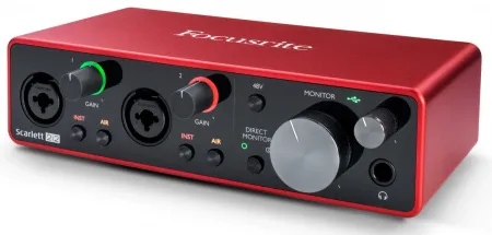Купить FOCUSRITE Scarlett 2i2 3rd gen по выгодной цене в Новосибирске