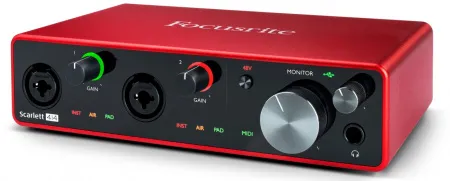 Купить FOCUSRITE Scarlett 4i4 3rd Gen по выгодной цене в Новосибирске