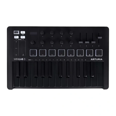 Купить Arturia MiniLAB 3 Deep Black по выгодной цене в Новосибирске