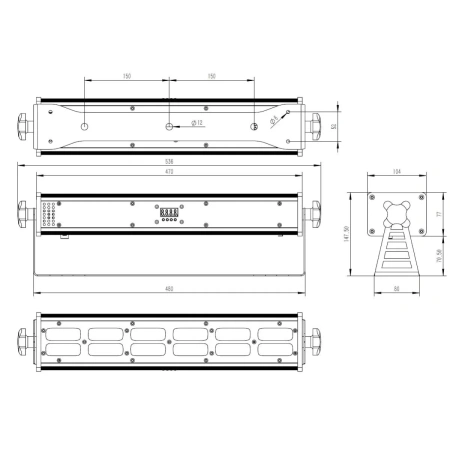Купить Dialighting Led bar 36x4 по выгодной цене в Новосибирске