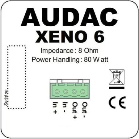 Купить AUDAC XENO6/B по выгодной цене в Новосибирске