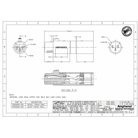 Купить Amphenol AC3F3MBW по выгодной цене в Новосибирске